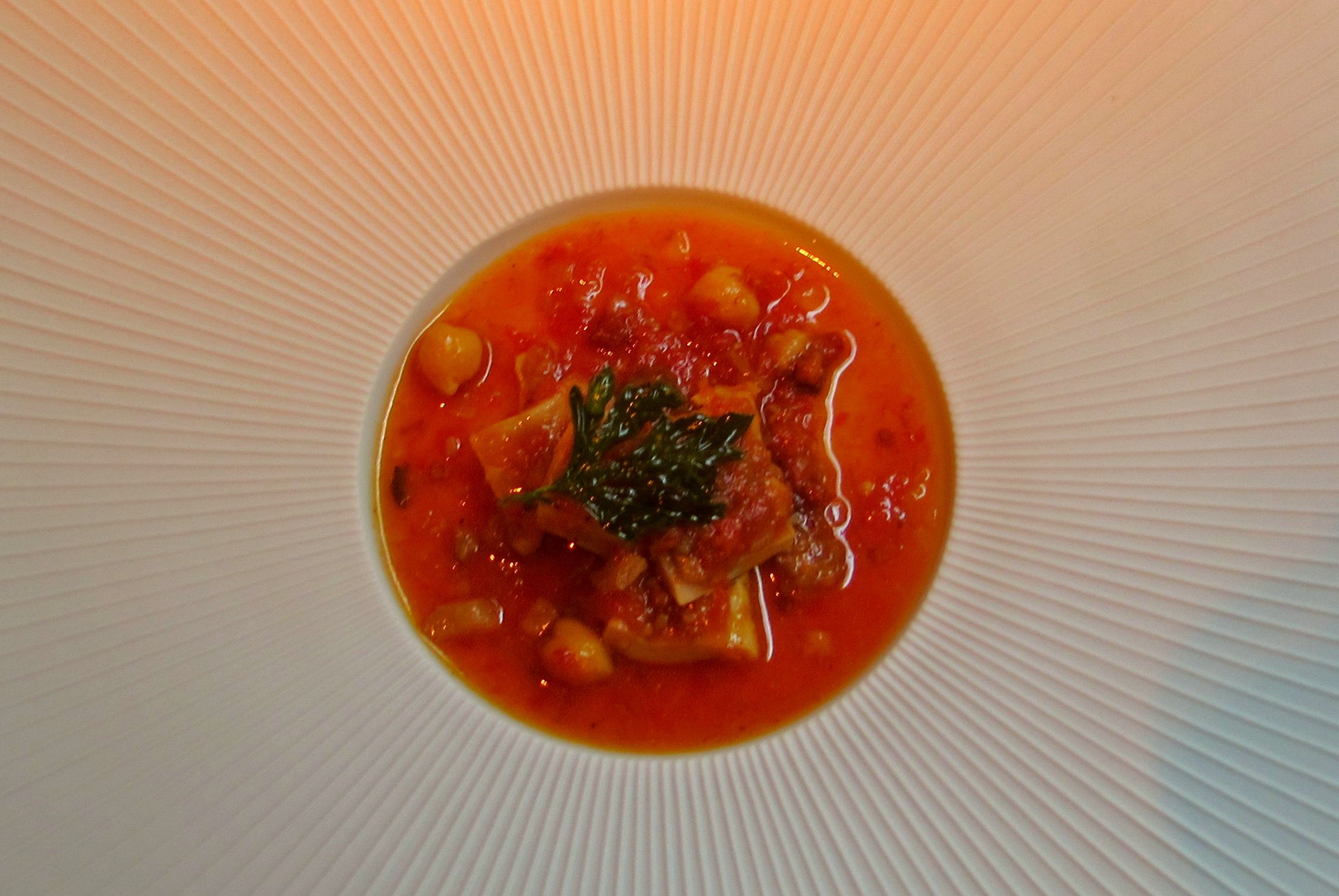 Madrid in a dish at Moments chorizo and cod