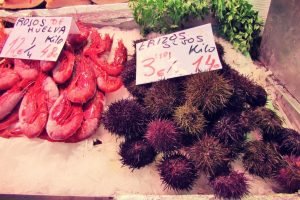 sea-urchins-and-prawns-at-mercat-cental-valencia