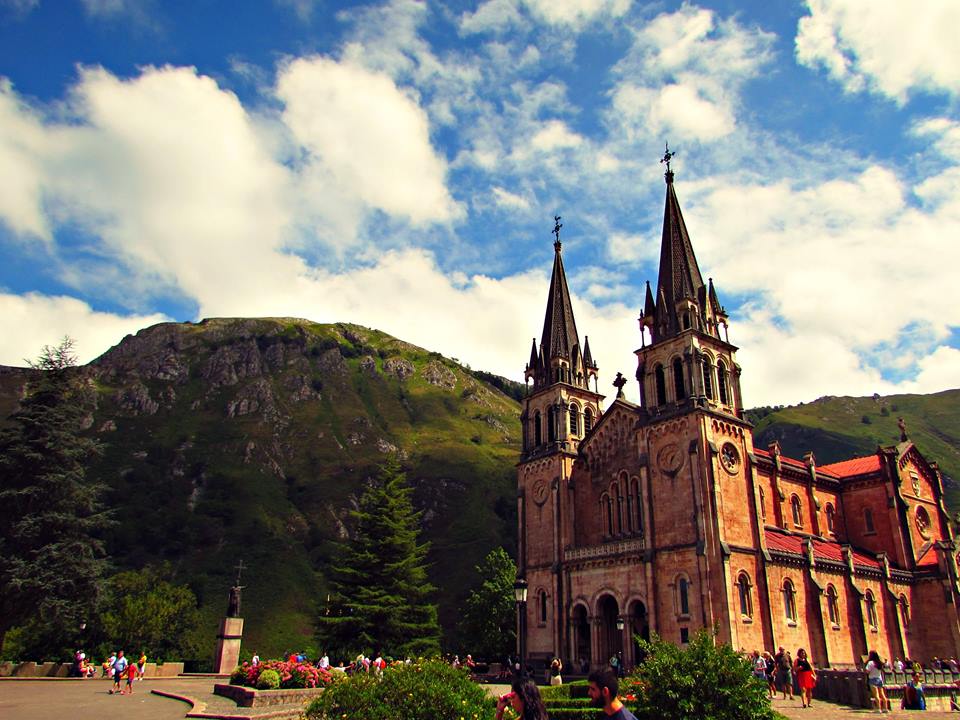 Our Lady Covadonga Church, Asturias, Northern Spain