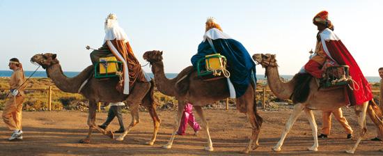 Three Kings Day Parade in Barcelona, Spain