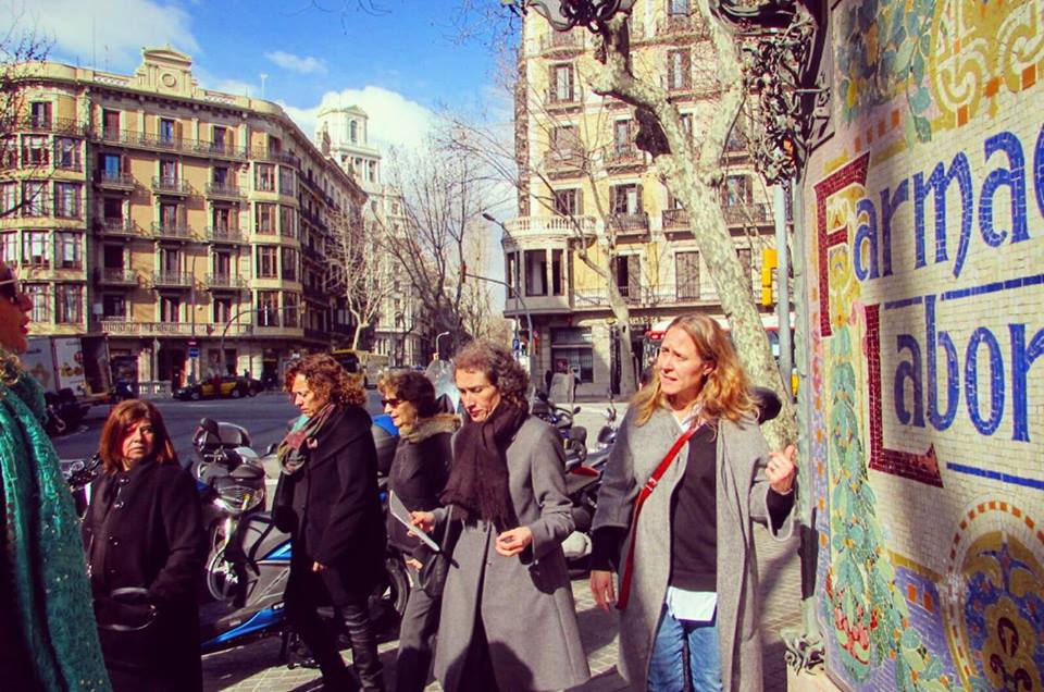 Exploring the Eixample neighbourhood - Barcelona Food Sherpa Market Tour and Home Dining Experience