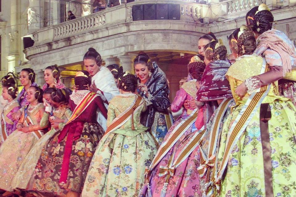 Falleras Valencia's Las Fallas festival