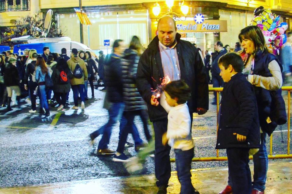 Family fun at Valencia's Las Fallas festival