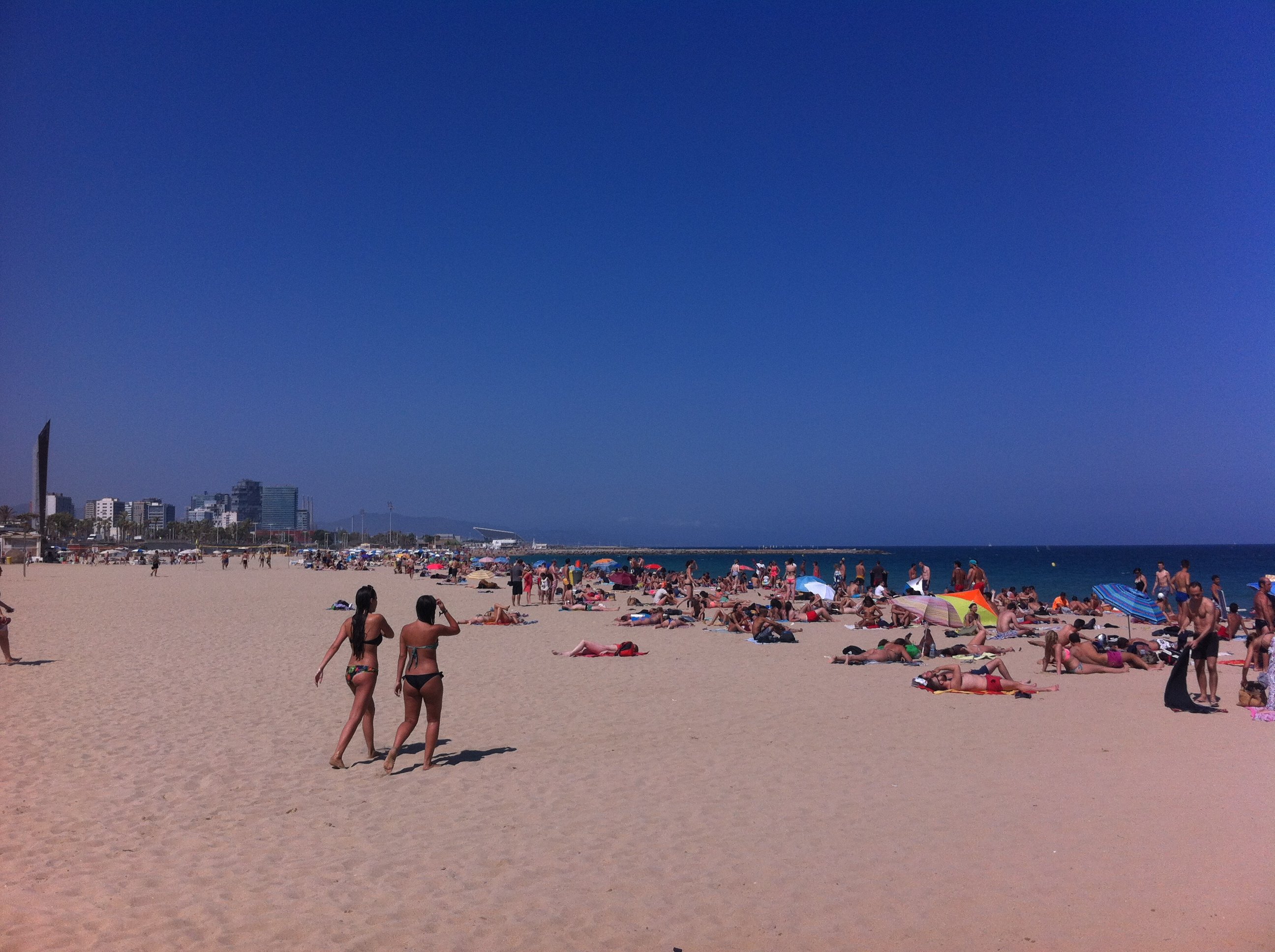 Bogatell Beach, Barcelona by Ben Holbrook
