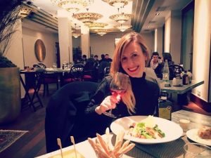 Dining at the Barcelonas restaurante at Gran Hotel La Florida Hotel in Barcelona