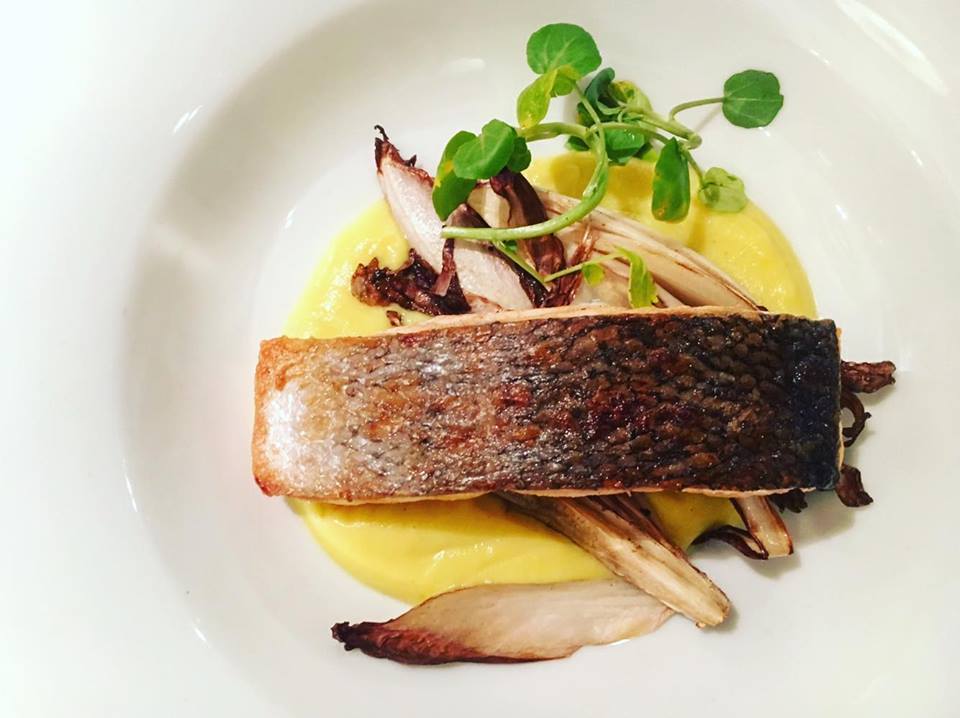 Salmon and the Gran Hotel La Florida Hotel in Barcelona