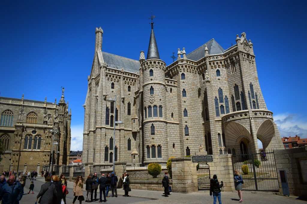Episcopal Palace Gaudi Building, Astorga, Northern Spain