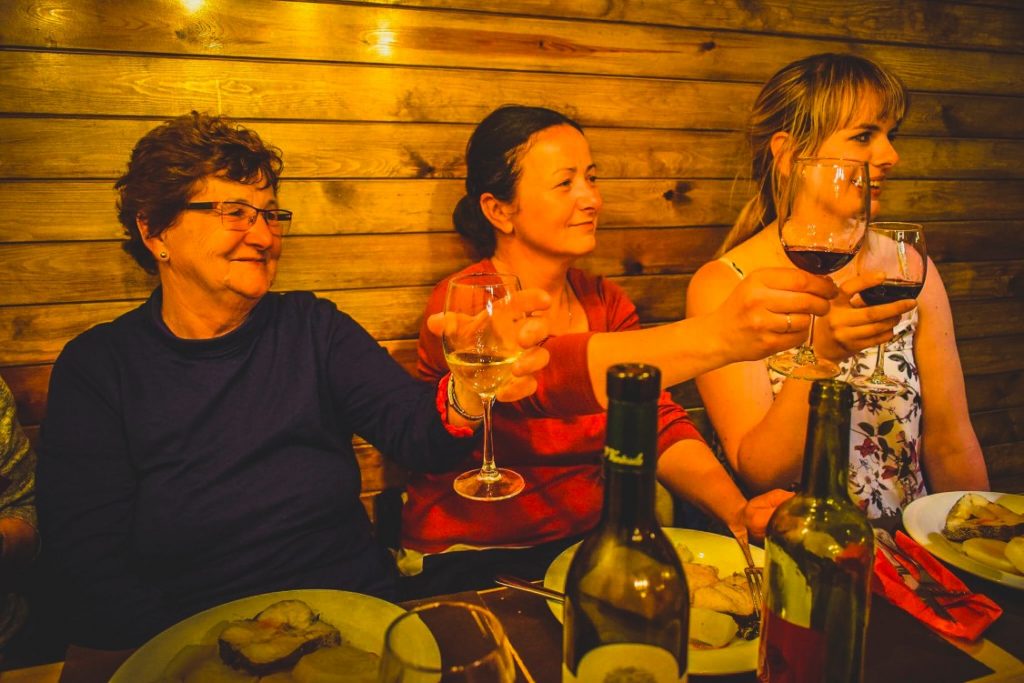 Celebrating the end of the Camino in Santiago de Compostela