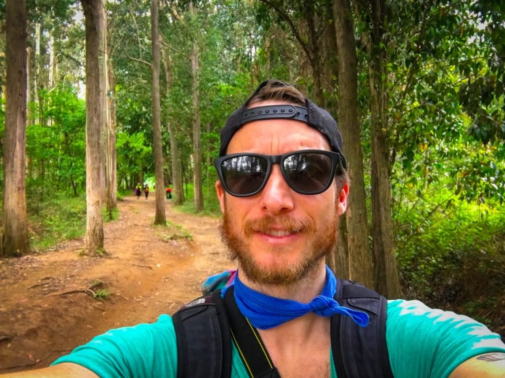 Ben Holbrook Travel Writer, Blogger and Photographer Hiking the Camino de Santiago PIlgrim Walk in Galicia, Northern Spain