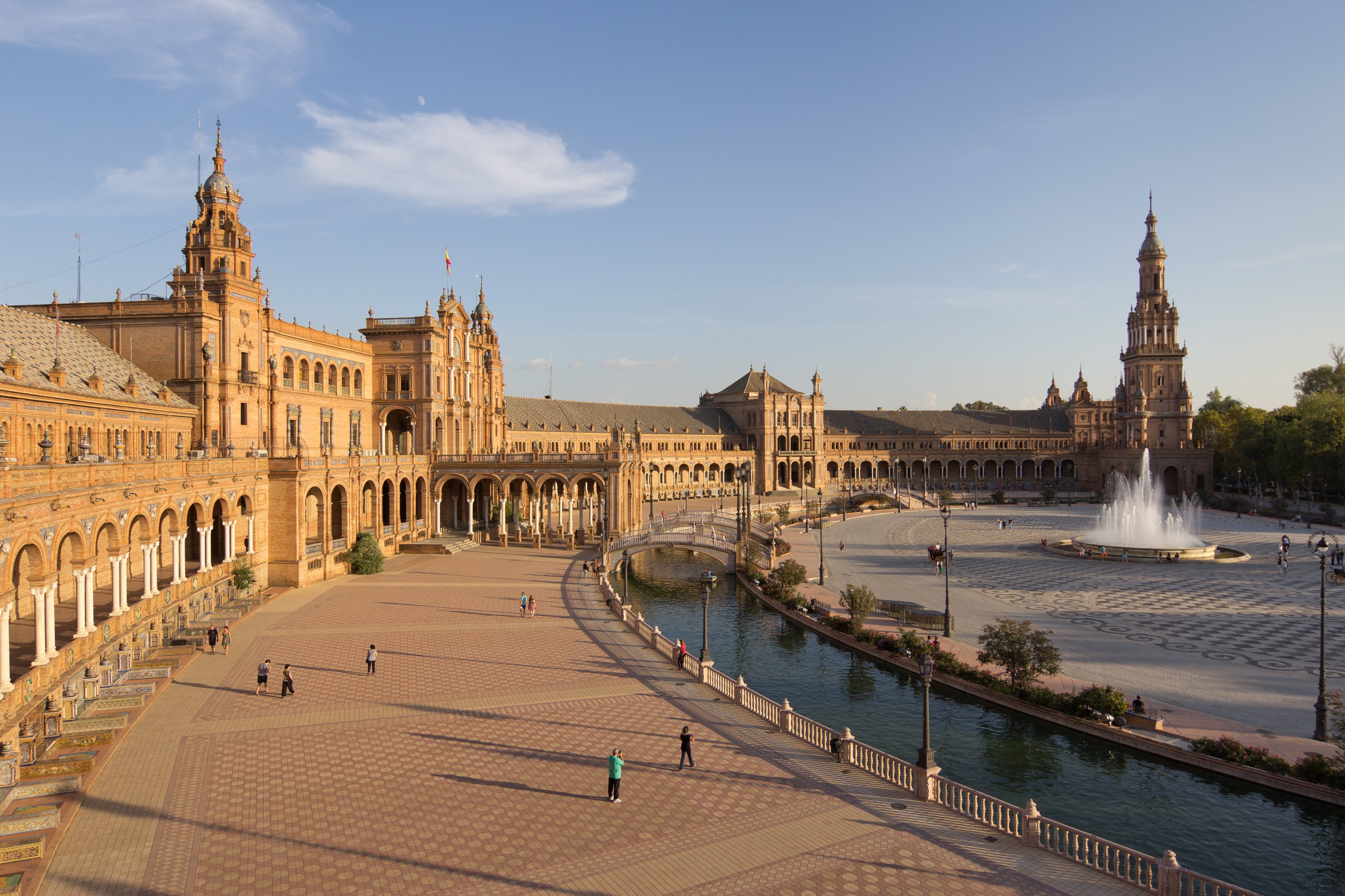 Plaza de España, Seville, Andalusia, Southern Spain