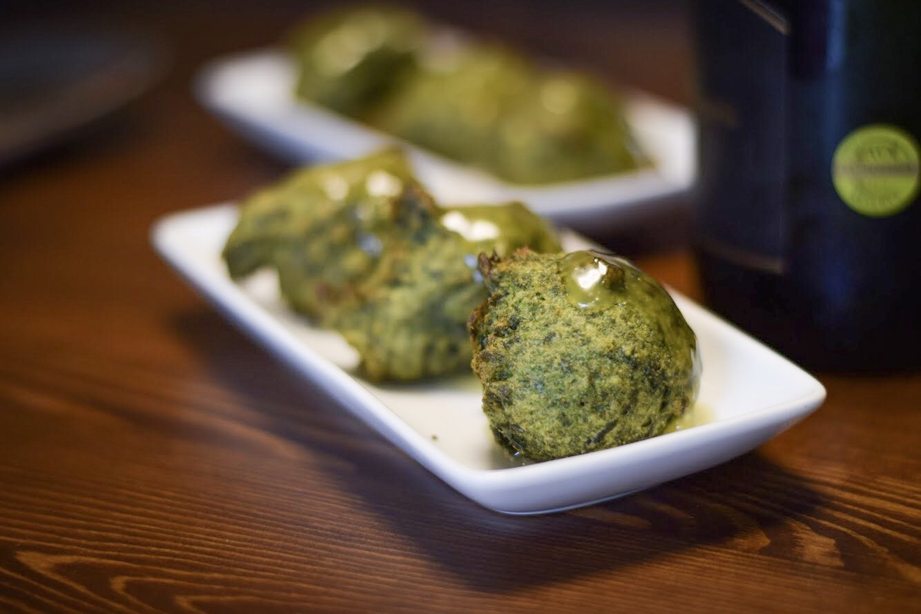 Modern spinach croquettes - Spanish style - Barcelona Food Experiences
