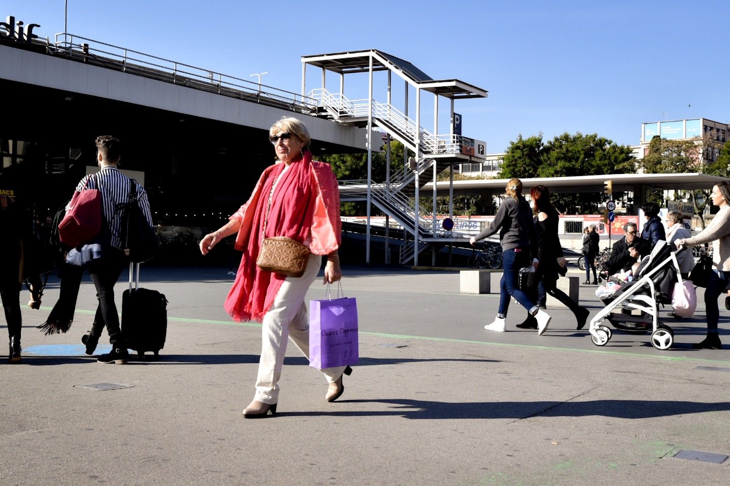 Barcelona Street Photography Project at Sants Estacio Train Station by Ben Holbrook