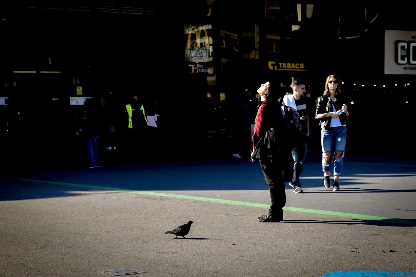 Barcelona Street Photography Project at Sants Estacio Train Station by Ben Holbrook