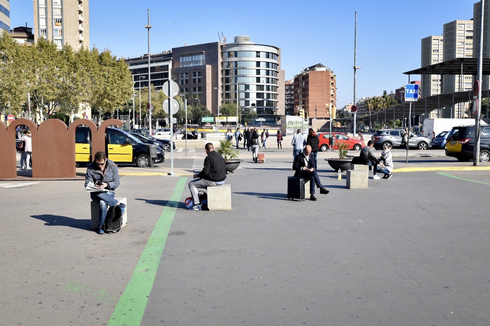 Barcelona Street Photography Project at Sants Estacio Train Station by Ben Holbrook