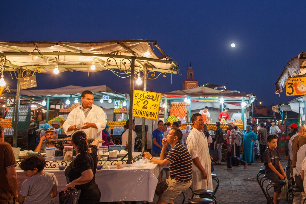 Eating in Marrakech