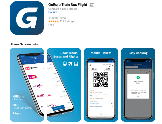 GoEuro Train Buses Flights App Review