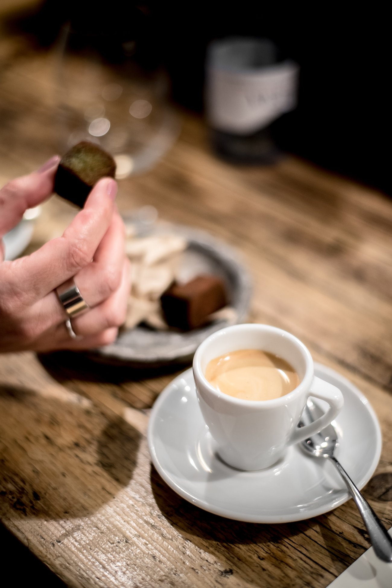 Coffee at Mano Rota Restaurant - Poblesec, Barcelona