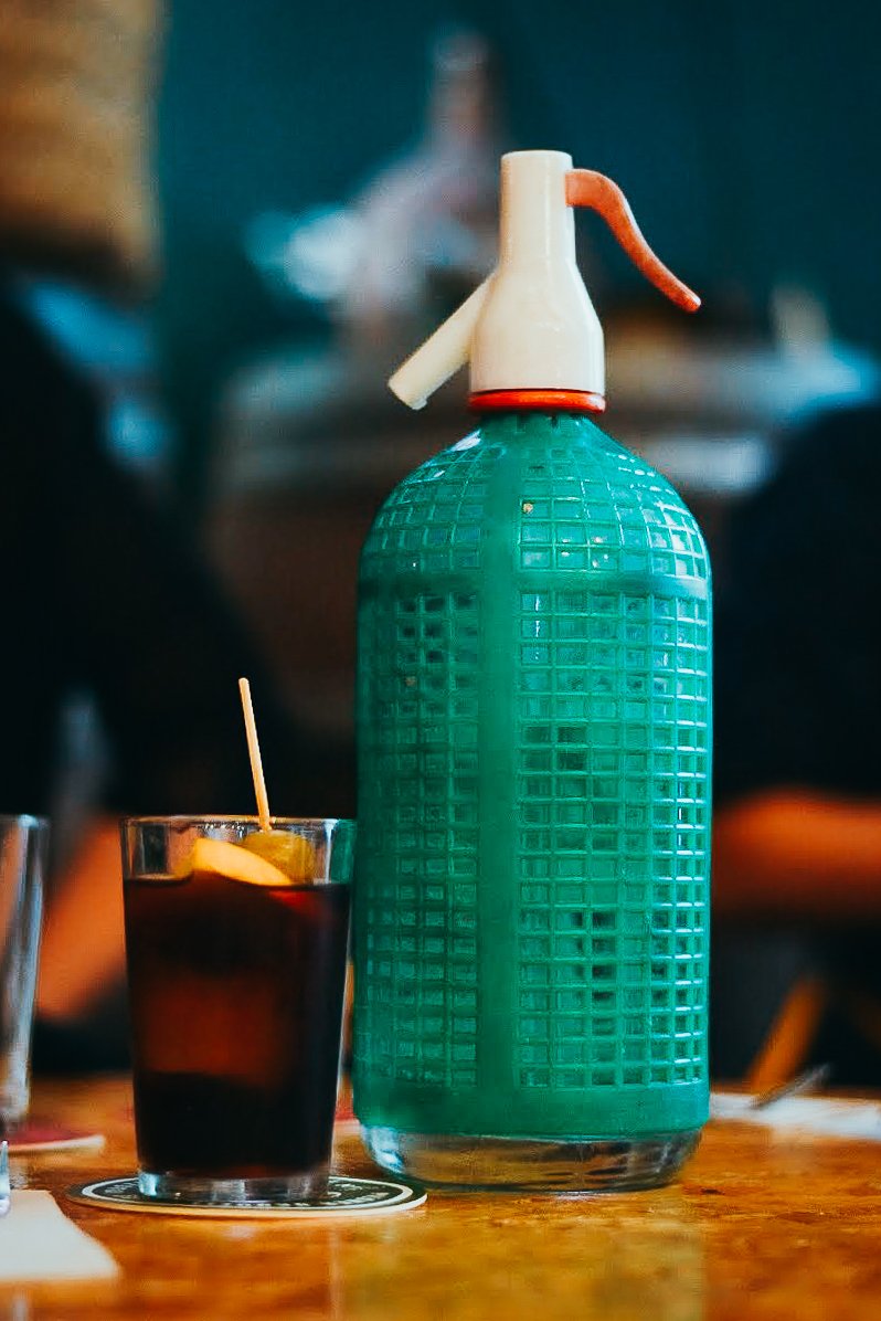 Vintage Spanish Sifon bottle in Barcelona - by Ben Holbrook