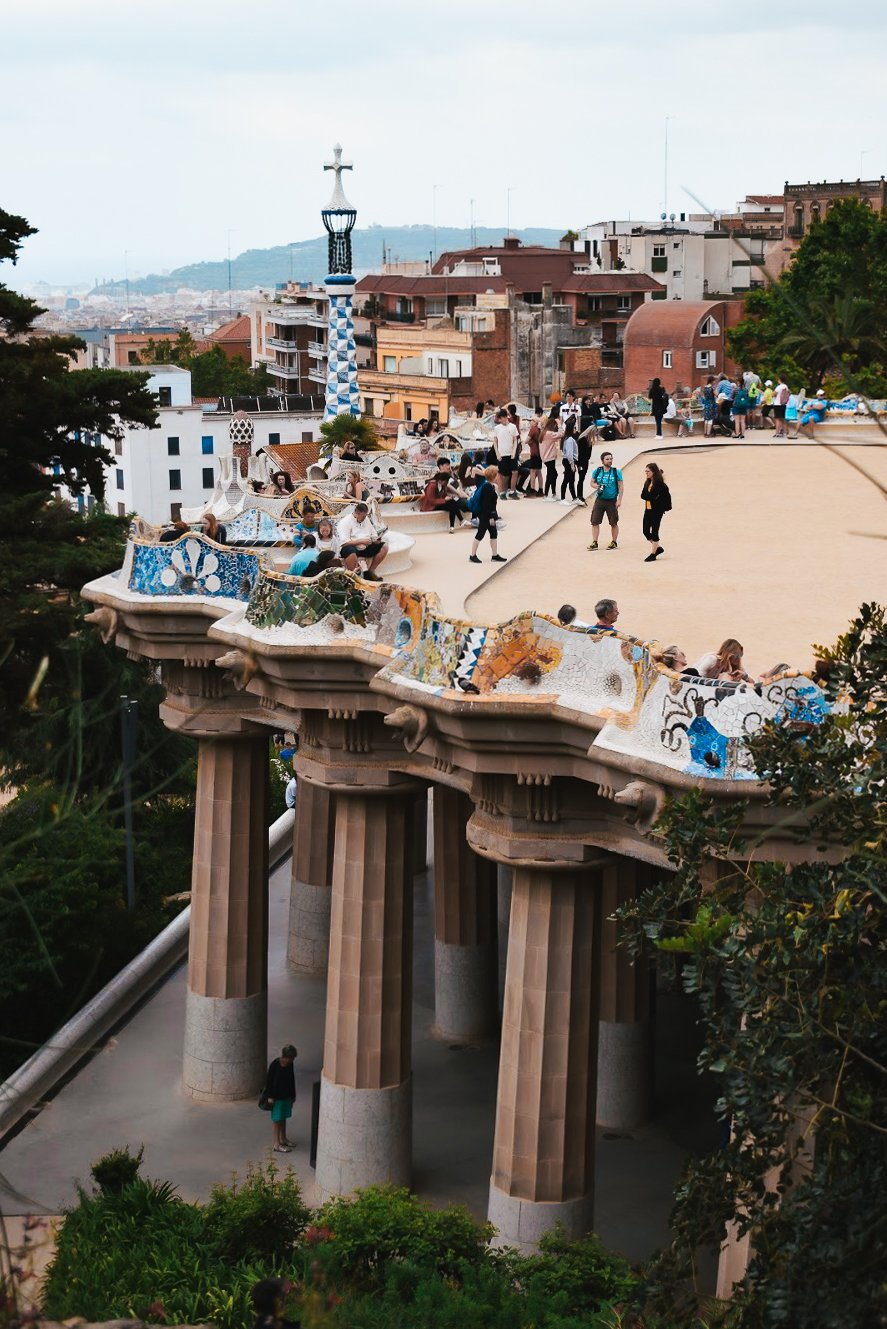 Park Guell Barcelona - by Ben Holbrook from Driftwood Journals