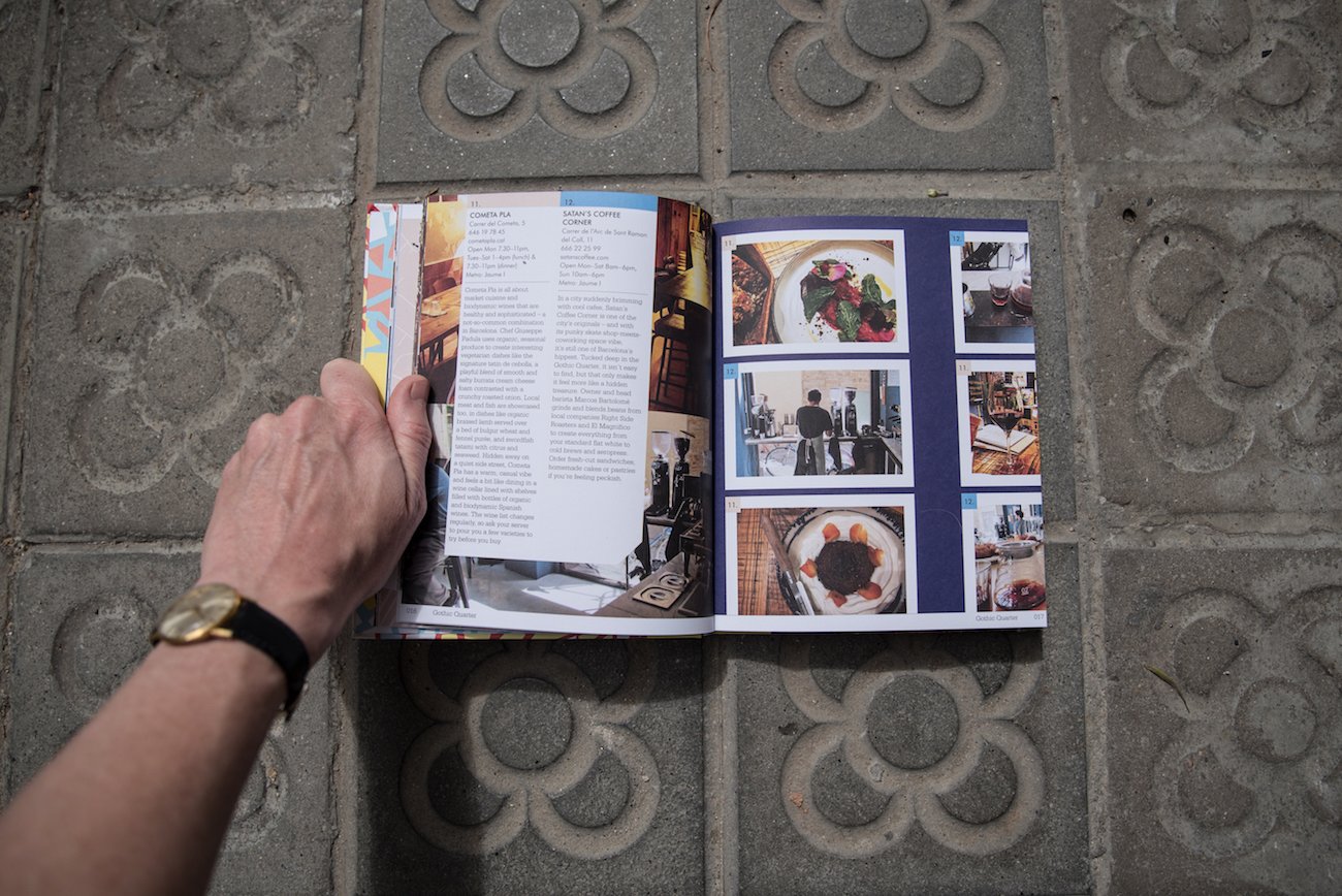 Barcelona Precincts Travel Guide Book by Ben Holbrook from DriftwoodJournals.com