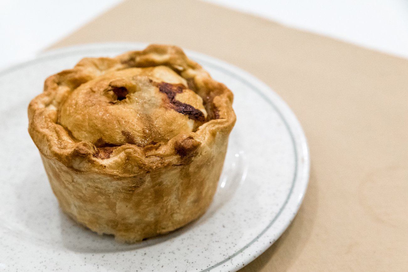 Beautiful hand raised pies at The Pie Shoppe, Gracia, Barcelona. Beautiful hand raised pies at The Pie Shoppe, Gracia, Barcelona.