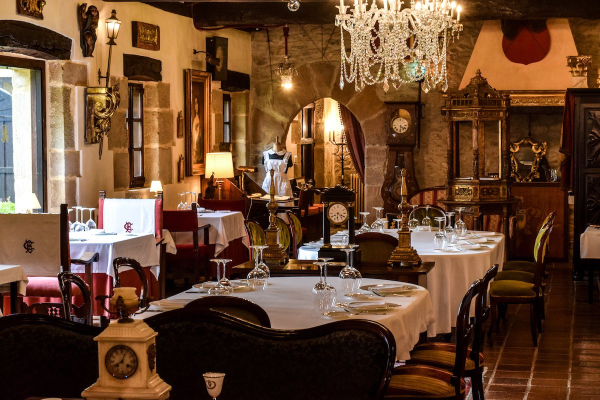 The decadently furnished dining room of Palacio de la Peña. Manuel explaining how he (drunkenly) came to be the proud (but secret) owner of Palacio de la Peña.