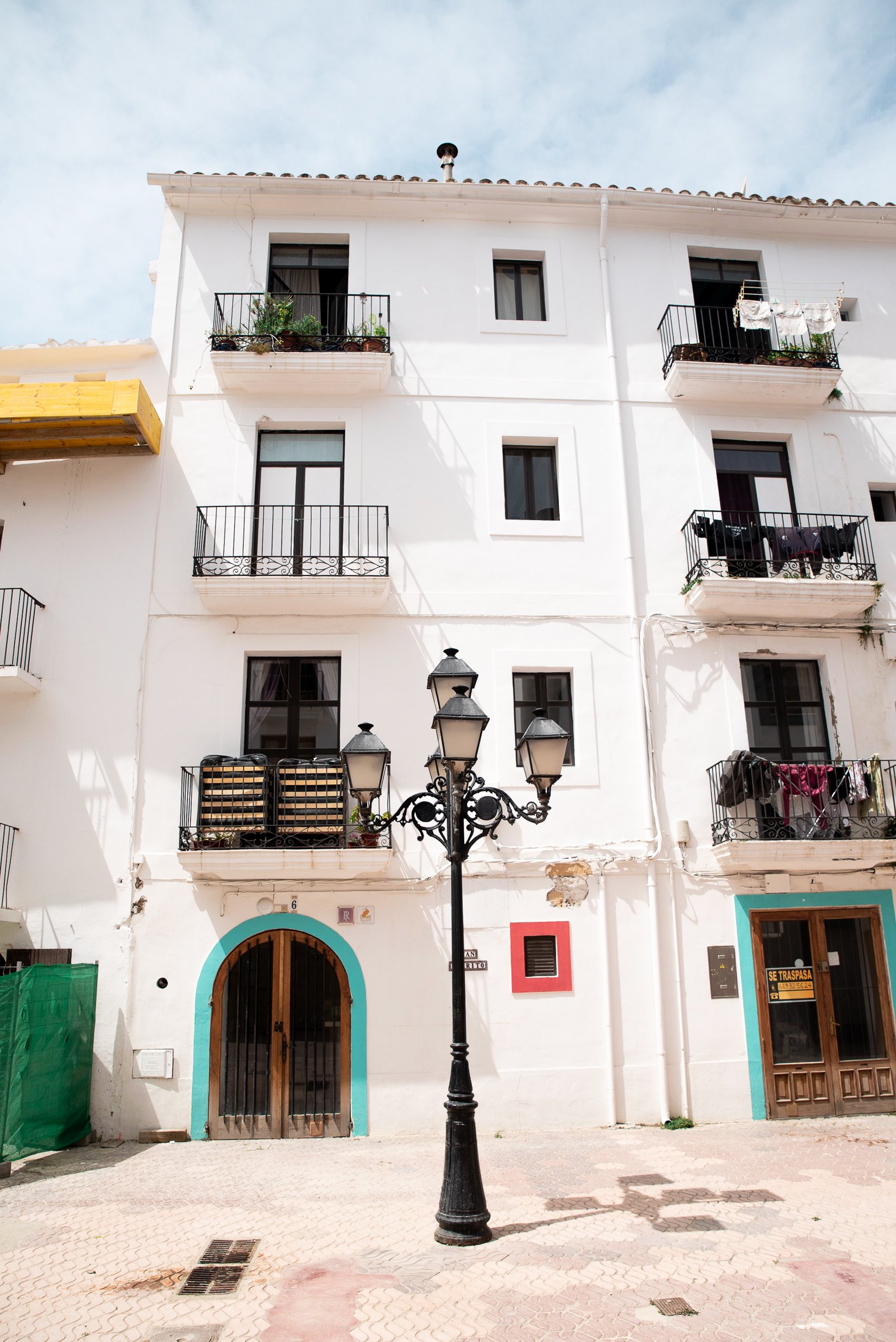 Ibiza Town Whitewashed Backstreets - by Ben Holbrook from DriftwoodJournals.com