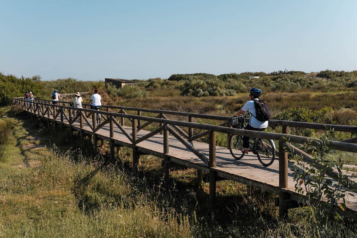 Cycling in Chipiona, Cádiz (Andalucia), Southern Spain Cycling in Chipiona, Cádiz (Andalucia), Southern Spain