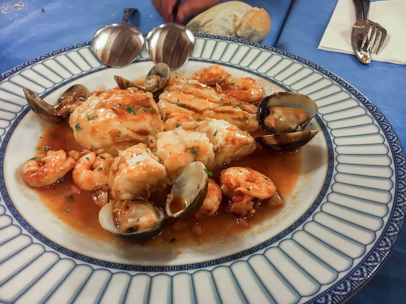 Casa Juan Chipiona, traditional Andaluz cuisine. 