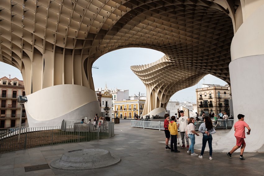 Seville's Metropol Parasol (AKA Las Setas) - by Ben Holbrook from DrifwoodJournals.com