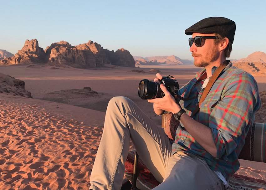 Ben Holbrook in Wadi Rum