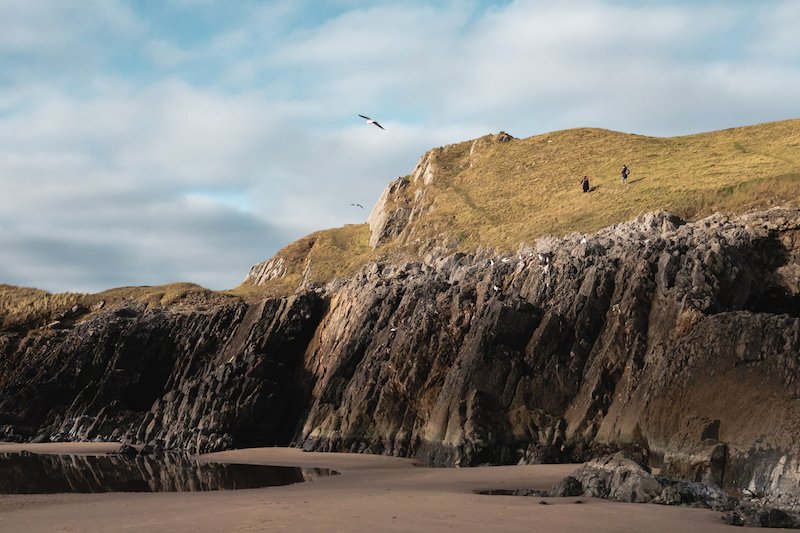 Three Cliffs Bay beach, Gower, Wales (UK)