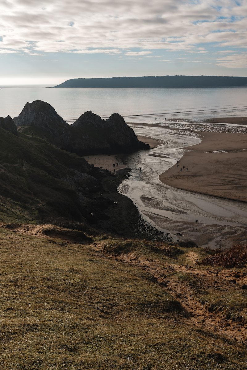 Three Cliffs Bay beach, Gower, Wales (UK)