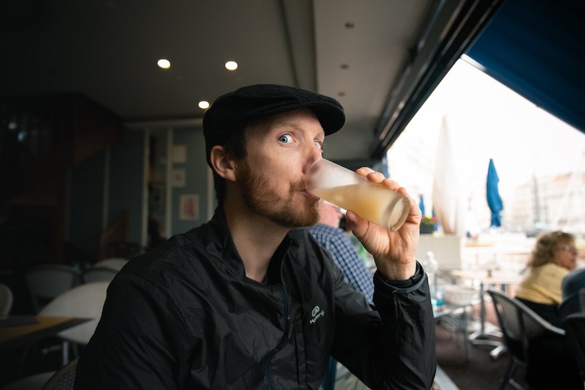 Drinking pastis in Marseille - Sete Market, Southern France by Ben Holbrook from DriftwoodJournals.com