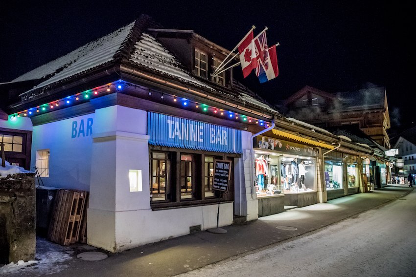 Tanne Bar, Wengen, Switzerland – Apres Ski Time. By Ben Holbrook from DriftwoodJournals.com