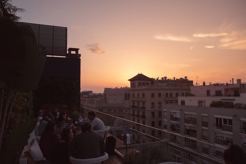 Rooftop at Sunset Edition Hotel Barcelona by Ben Holbrook from DriftwoodJournals.com-3