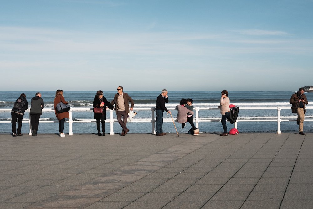 San Lorenzo beach, Gijon. San Lorenzo beach, Gijon.