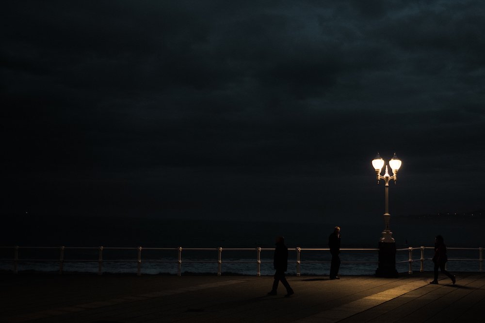 Gijon at night, Asturias, northern Spain - by Ben Holbrook from DriftwoodJournals.com Gijon at night, Asturias, northern Spain - by Ben Holbrook from DriftwoodJournals.com