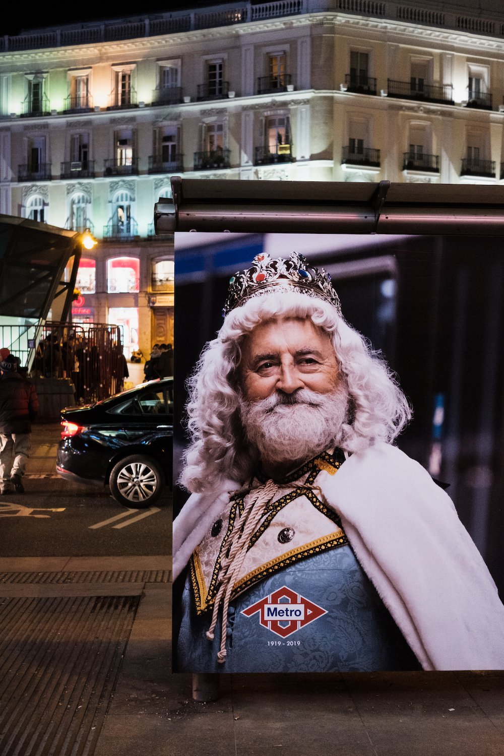One of the Three Kings in Madrid 
