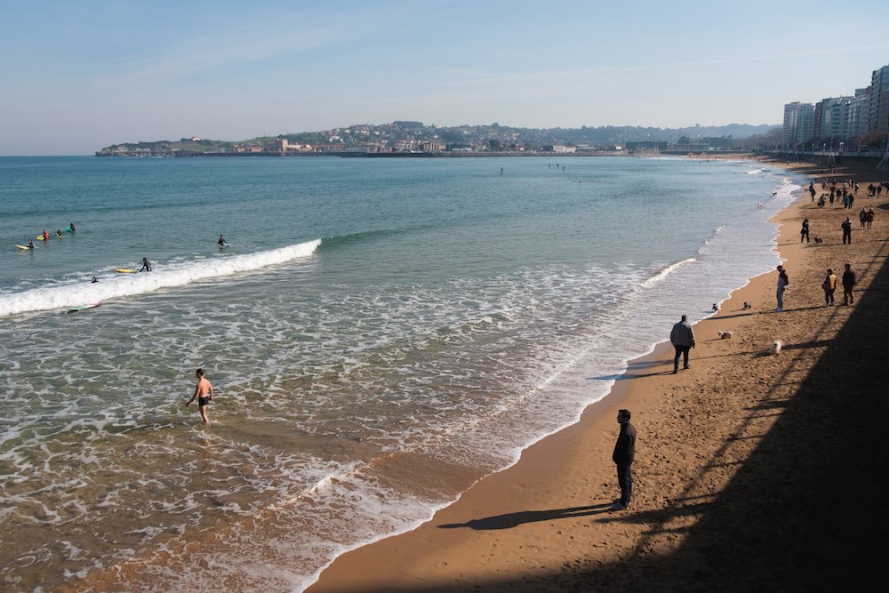 San Lorenzo Beach, Gijon, Asturias, Northern Spain - Photography by Ben Holbrook from DriftwoodJournals.com-2677