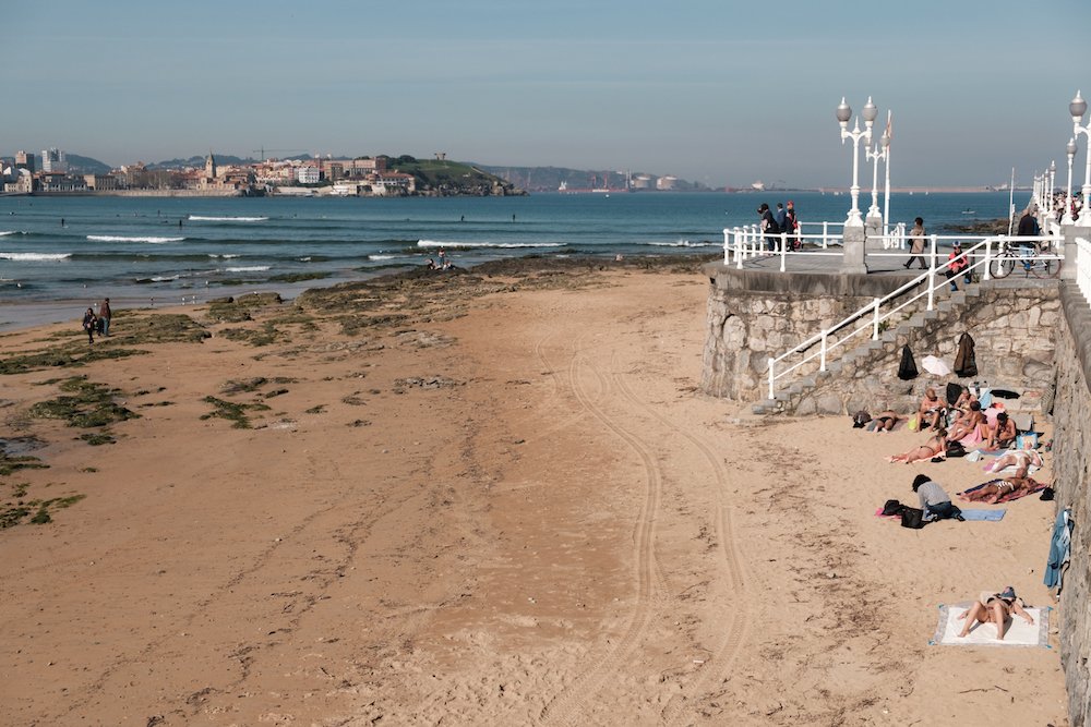 San Lorenzo Beach, Gijon, Asturias, Northern Spain - Photography by Ben Holbrook from DriftwoodJournals.com-2677