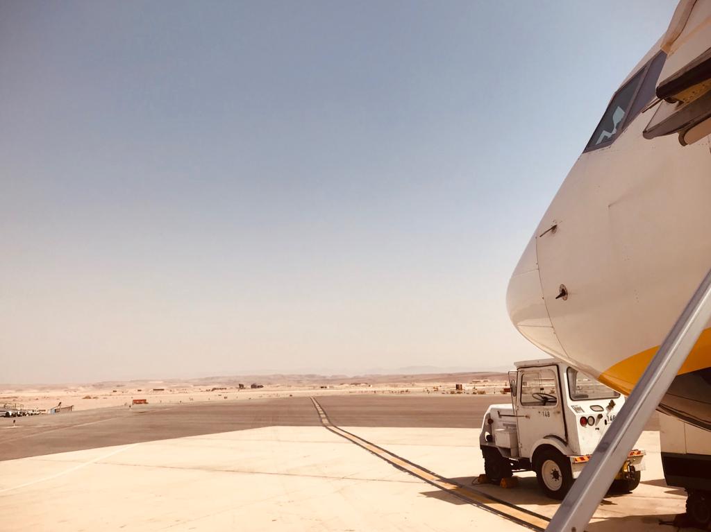 Eilat Airport a couple of weeks before it closed) - by Ben Holbrook from DriftwoodJournals.com