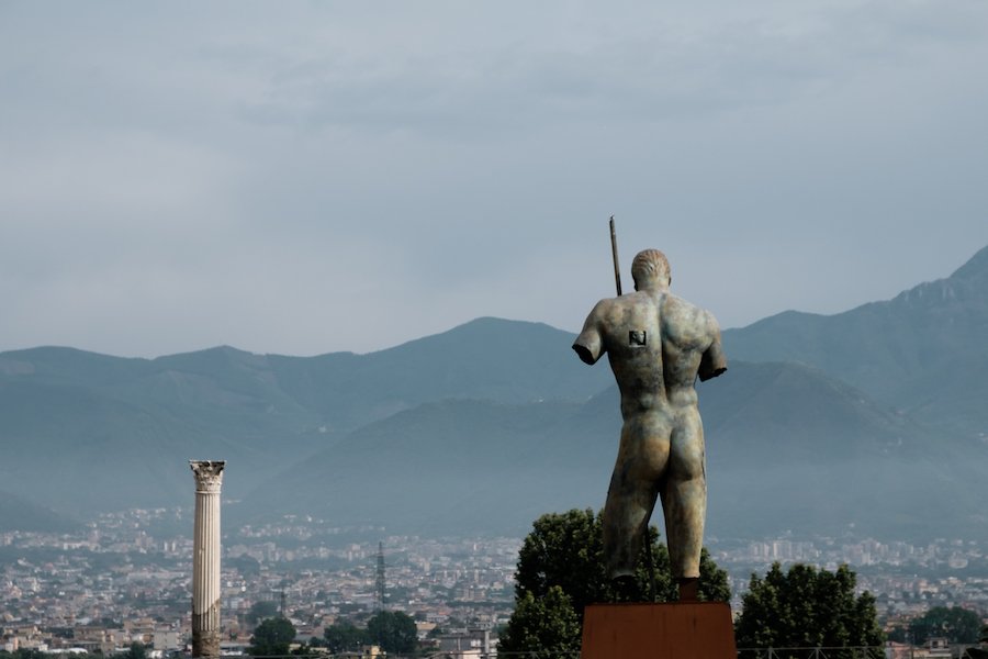 Cheeky Roman at Pompeii - by Ben Holbrook