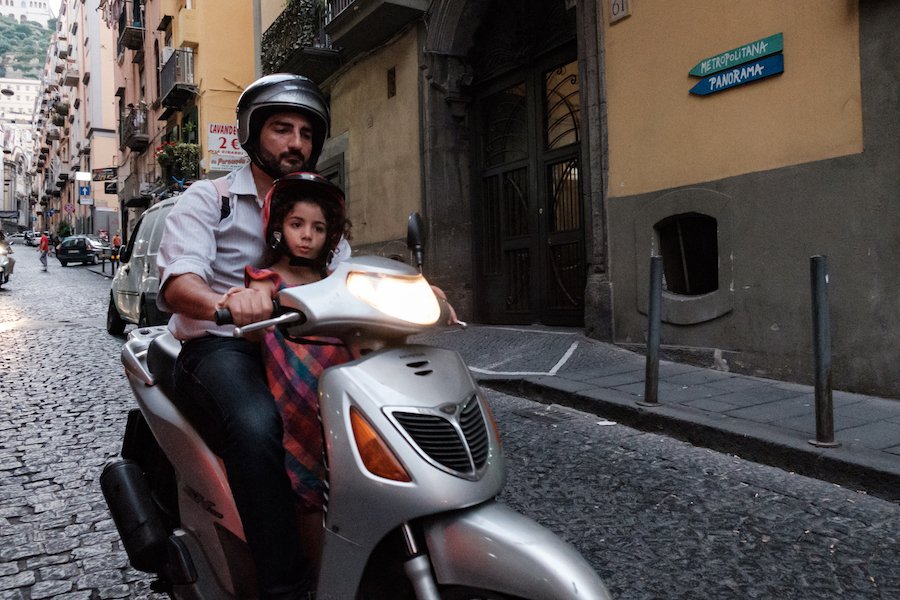Crazy Scooter Riders with No Helmets in Naples, Italy Tavel Photography By Ben Holbrook from DriftwoodJournals.com-5122