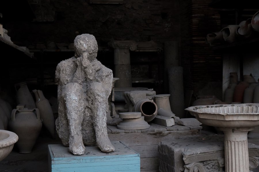 Remains at Pompeii - by Ben Holbrook