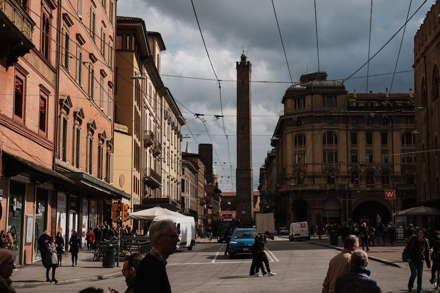 Bologna leaning towers of Garisenda and Asinelli, Italy Things to Do – Travel Photography by Ben Holbrook from DriftwoodJournals.com21