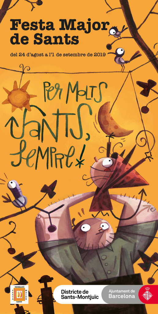Festa Major de Sants dates 2019, Barcelona