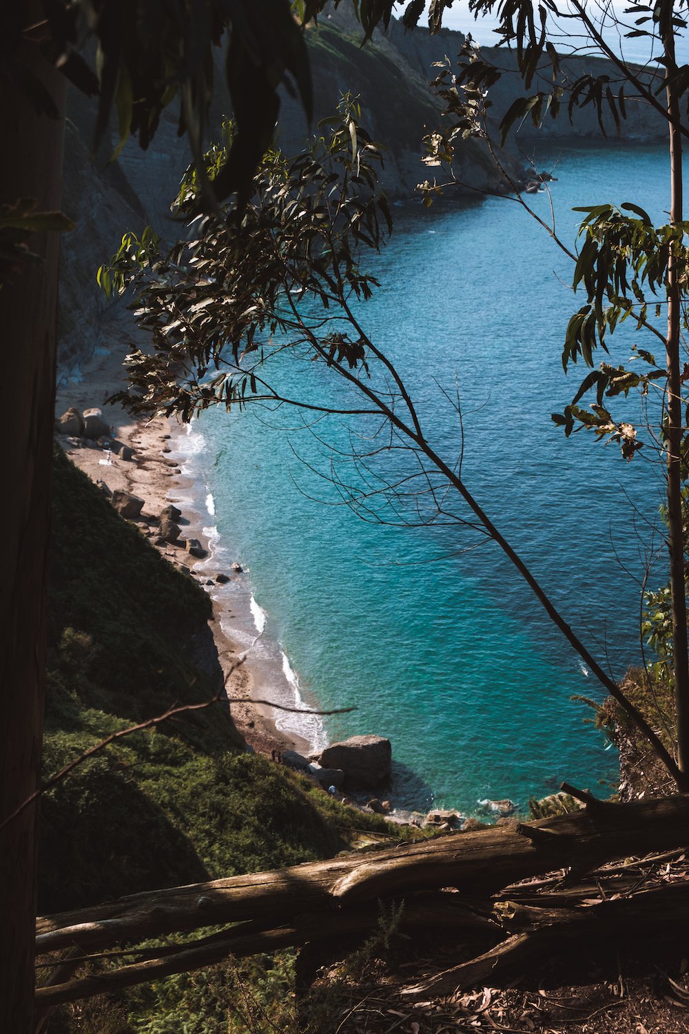 Playa de Serín nudist beach in Gijón, Asturias (northern Spain) by Ben Holbrook from DriftwoodJournals.com