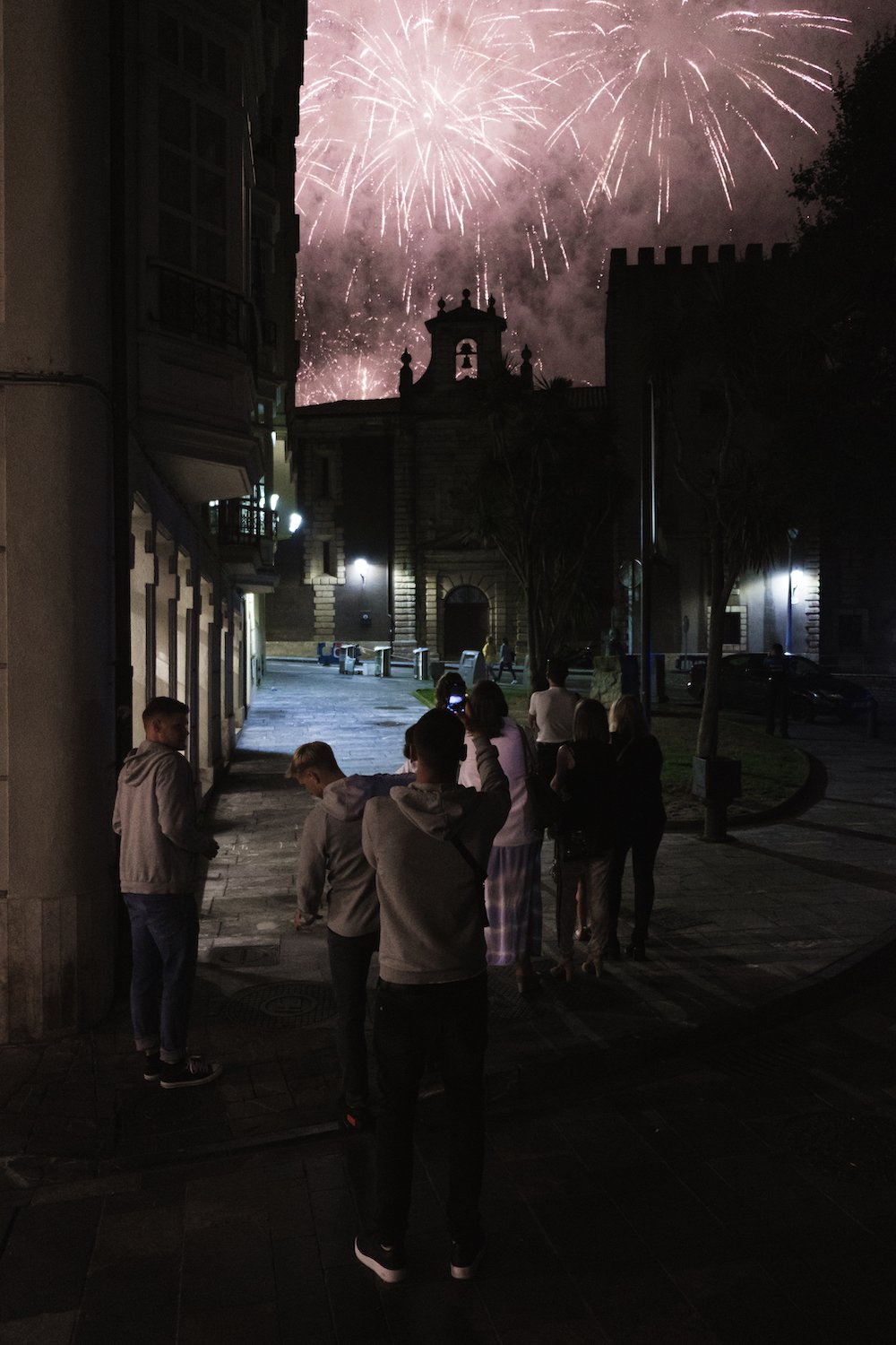 Gijon at night - Asturias, northern Spain by Ben Holbrook from DriftwoodJournals.com 
