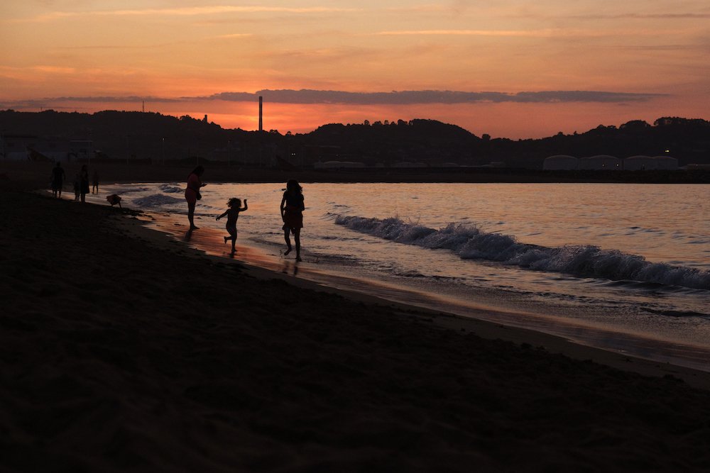 Playa de Poniente, Gijón, Asturias, northern Spain by Ben Holbrook from DriftwoodJournals.com
